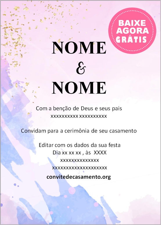 convite de casamento para whatsapp