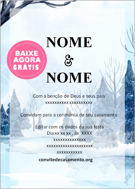 convite de casamento para whatsapp